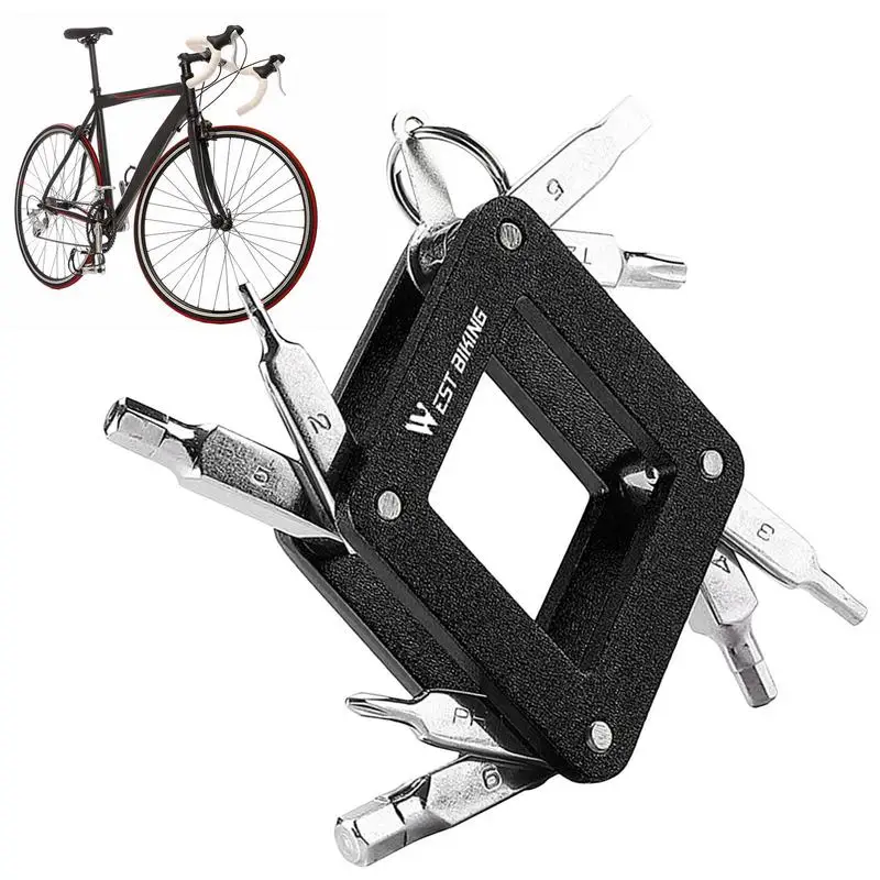 Набор инструментов для ремонта велосипедов 8 В 1, многофункциональный велосипед, набор инструментов для механического ремонта велосипедов, комбинированный ремонт