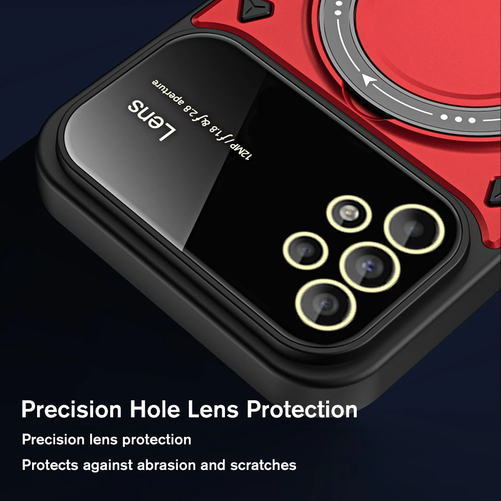 360 ° Невидимое Кольцо-Подставка-Держатель Чехол Для Samsung Galaxy A33 A53 A23 5G A03 Core 4G Защита Камеры Магнитная Крышка SamsungA33