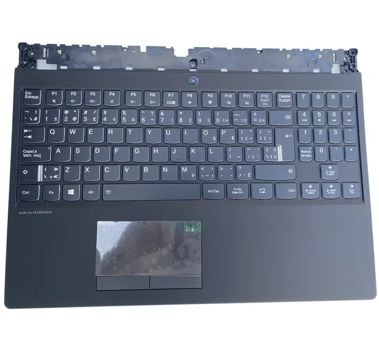 НОВАЯ клавиатура с подставкой для рук и тачпадом для Lenovo Legion Y530-15ICH 5CB0R40206 EU ЧЕРНЫЙ