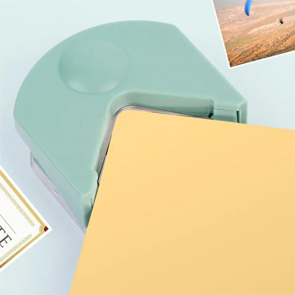 1 ~ 10ШТ Три и один филейный резак R4 R7 R10 Круговой дизайн бумажный перфоратор альбом машина для пробивки бумажных карточек офисный переплет
