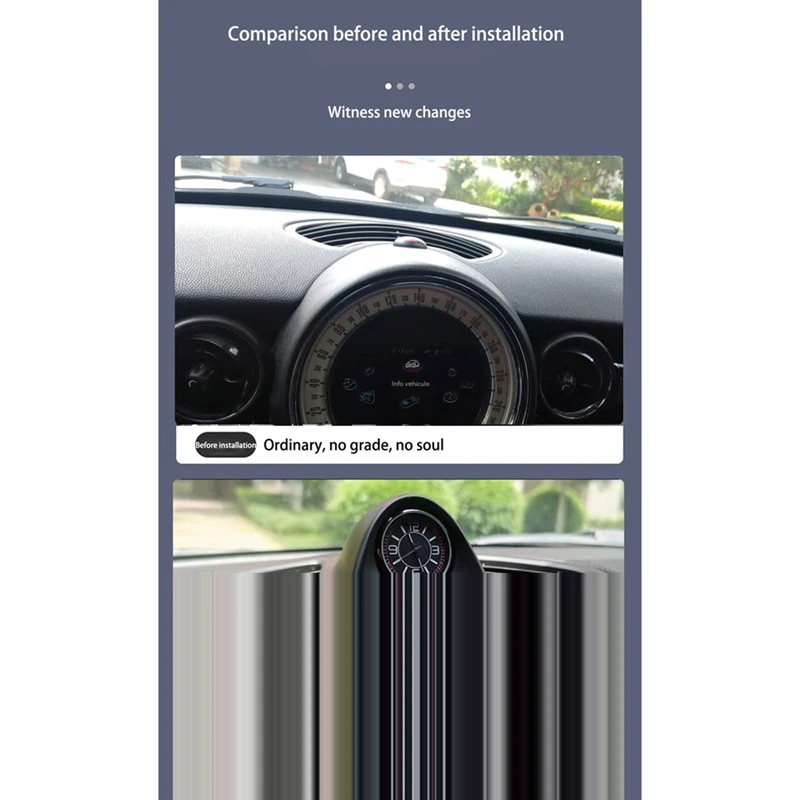 Верхняя накладка приборной панели автомобиля, Секундомер, Температура воды для BMW MINI COOPER R55 R56