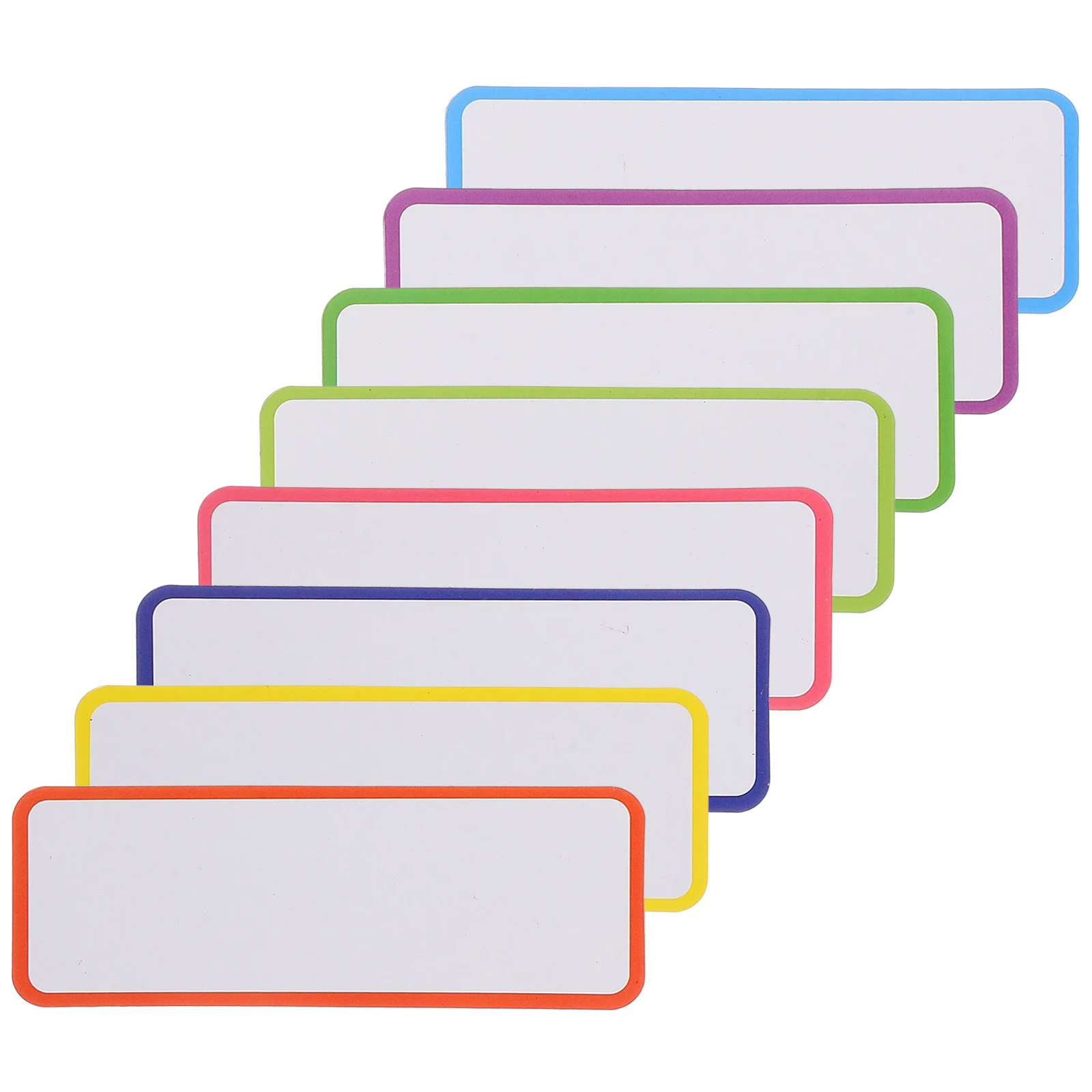 27шт Магнитных меток Рукописные наклейки на холодильник Магнитные этикетки для заметок сухого стирания Многоразовые бирки для заметок для офиса Случайный цвет