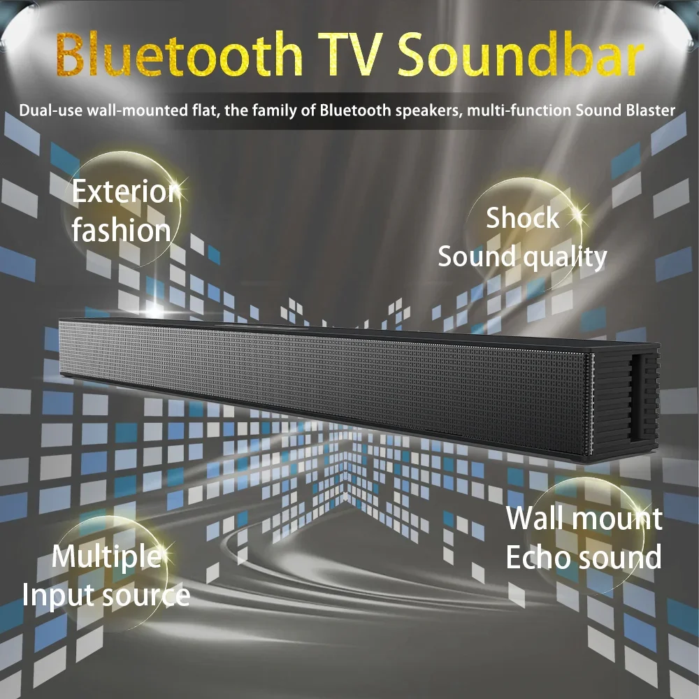 Звуковая Система Домашнего Кинотеатра Bluetooth Динамик Компьютерные Колонки для ТЕЛЕВИЗОРА Саундбар Коробка Сабвуфер Радио Музыкальный Центр Бумбокс Колонка