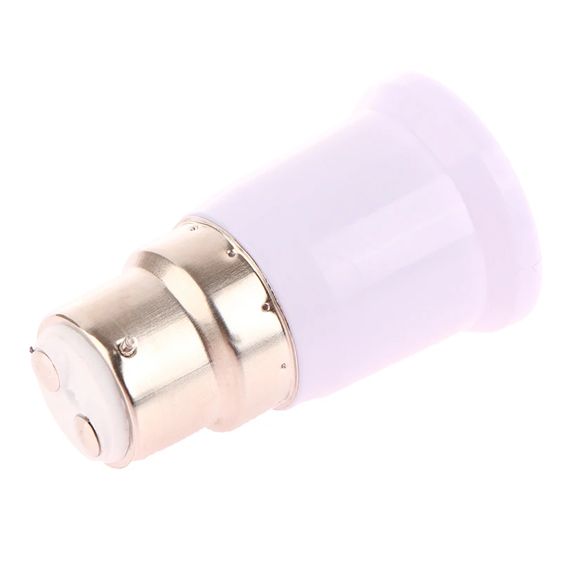 1 шт. Преобразователь розеток ламп B22 в E27, держатель для преобразования основания светодиодной лампы, адаптер для преобразователя розеток, адаптер для освещения, держатель лампы накаливания